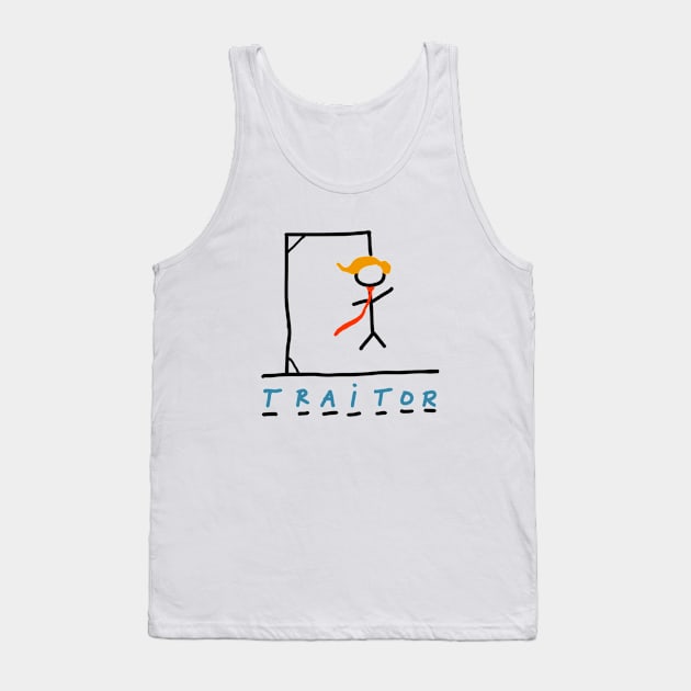 Hangman game... traitor Tank Top by INKUBATUR